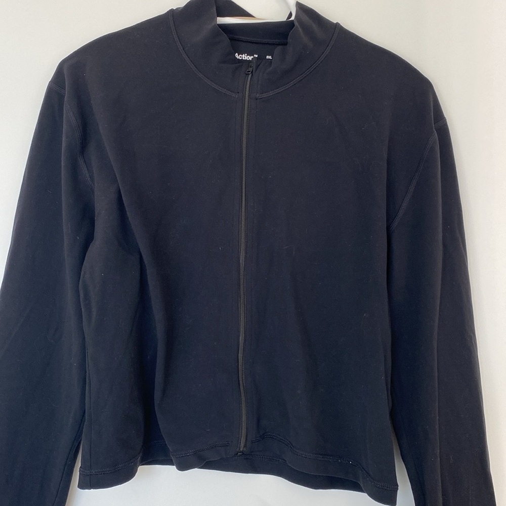 TNA Limit Zip-Up Long-Sleeve Shirt/Jacket, Black, 2XL. - Picture 11 of 12